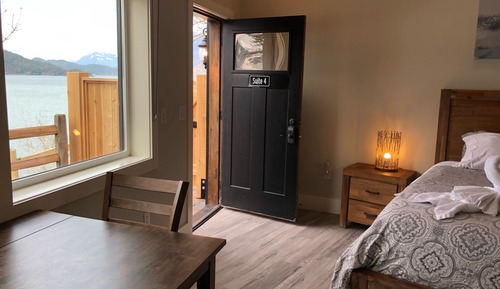 Suite, 1 cama de matrimonio grande, accesible para personas con discapacidad, vistas al lago