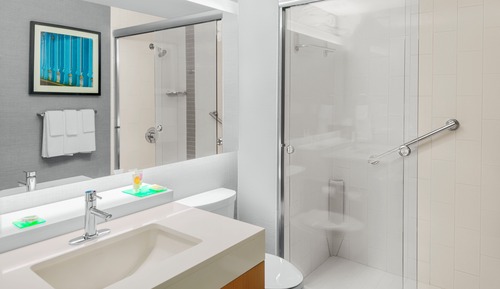 Habitación, 1 cama de matrimonio grande con sofá cama (Shower)