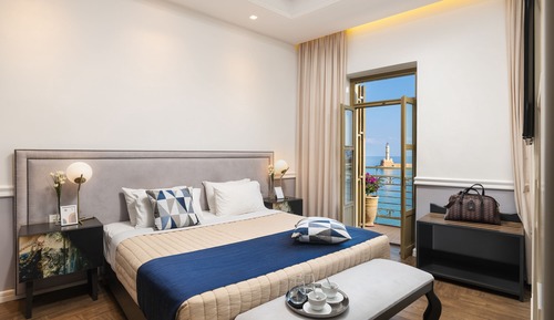 Suite, 1 habitación, bañera de hidromasaje, vistas al mar