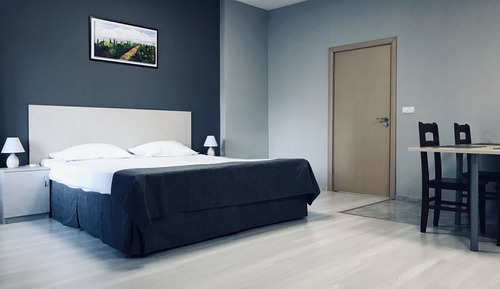 Suite estudio clásica, vistas al jardín