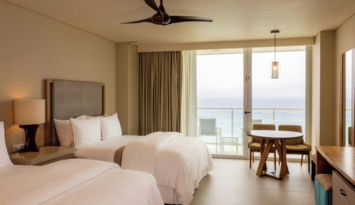 Suite junior, 2 camas de matrimonio, no fumadores, vistas al mar