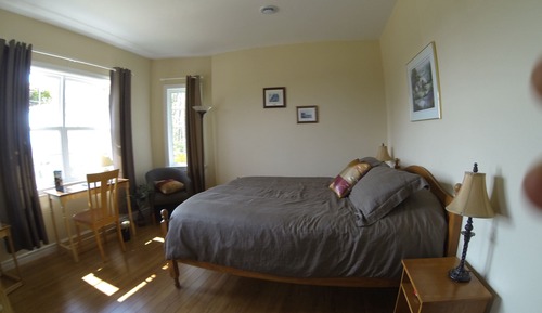 Habitación estándar, 1 cama de matrimonio, baño privado, vistas parciales al mar