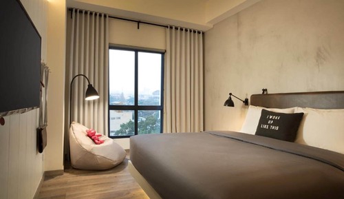 Habitación, 1 cama de matrimonio, no fumadores, vistas a la ciudad