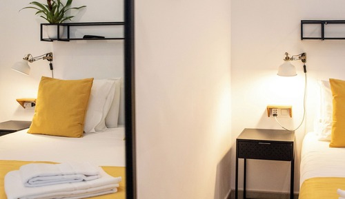 Habitación básica doble con baño exterior, 1 cama de matrimonio