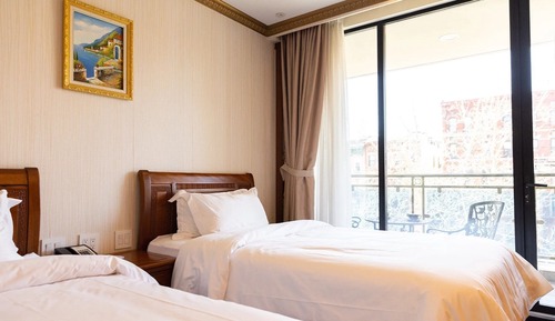 Habitación Deluxe, 2 camas dobles, balcón