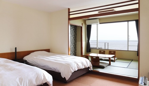 Habitación estándar, no fumadores, vistas al mar (Japanese-Western-Style, Indoor Bath)