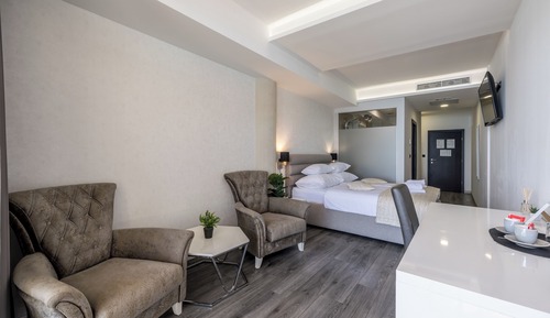 Habitación superior, balcón, vistas al mar
