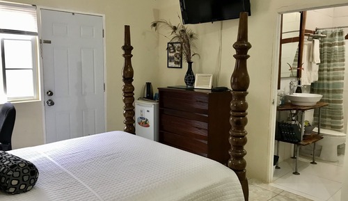 Habitación Deluxe, 1 cama doble, frigorífico, vistas al jardín