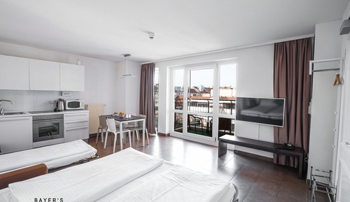 Apartamento estándar, 1 cama de matrimonio con sofá cama