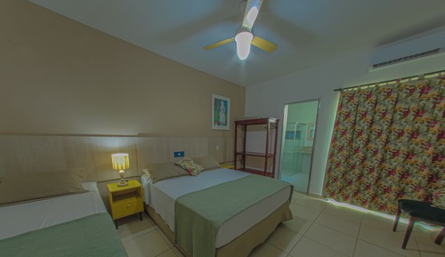 Habitación triple superior, varias camas