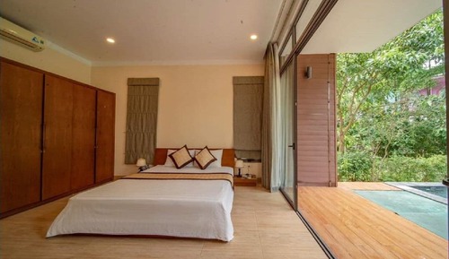 Villa familiar, 3 habitaciones, accesible para personas con discapacidad, piscina privada