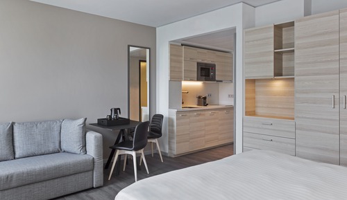Estudio, 1 cama de matrimonio con sofá cama, no fumadores
