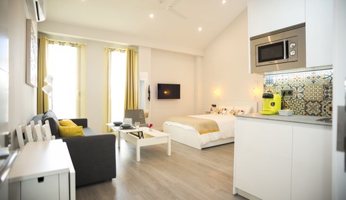 Loft, 1 cama doble con sofá cama, accesible para personas con discapacidad