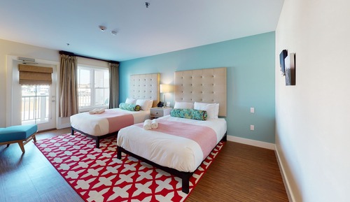 Habitación, 2 camas de matrimonio, accesible para personas con discapacidad