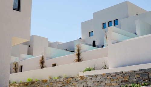 Suite estudio junior, piscina privada, vistas al mar