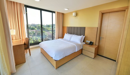 Suite clásica, balcón