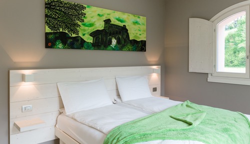 Habitación con 1 cama doble o 2 individuales, vistas a la montaña (La Verde)