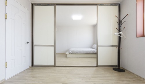 White Family Room- 2 Bedrooms