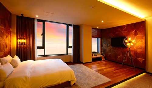 Suite, 1 cama de matrimonio, vistas al mar (King Suite)