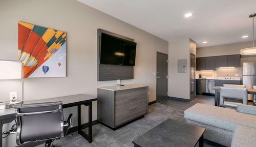 Suite, 1 cama de matrimonio grande, no fumadores, cocina (Living Room)