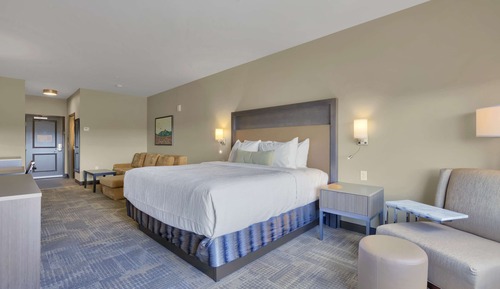 Suite, 1 cama de matrimonio grande, no fumadores, frigorífico y microondas