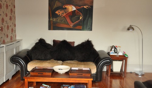 Habitación con 1 cama doble o 2 individuales, 1 cama de matrimonio grande con sofá cama