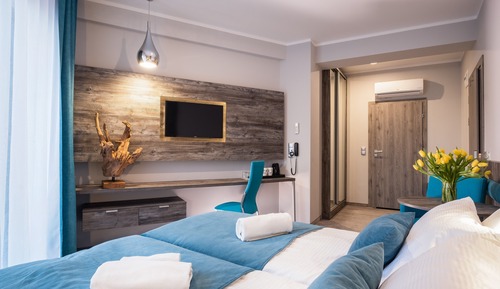 Habitación Deluxe doble, balcón, vistas al mar