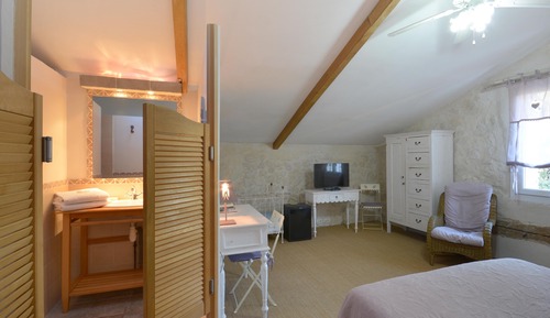 Habitación Confort doble, baño privado, vistas al parque (Dentelle)
