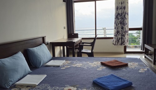 Habitación Deluxe doble, 1 cama de matrimonio, vistas al mar