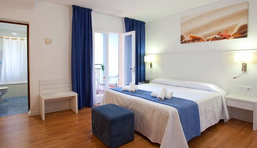 Habitación estándar doble, balcón, vistas al jardín