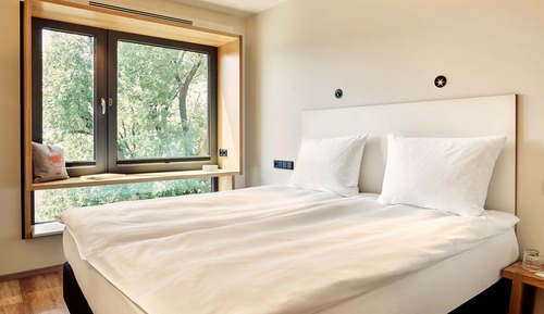 Habitación, vistas al patio