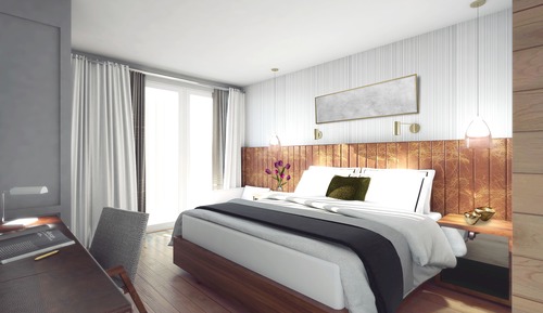 Habitación superior, 1 cama de matrimonio grande