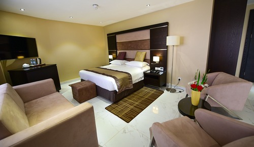 Habitación, 1 cama de matrimonio, balcón, vistas a la ciudad (Club Level)