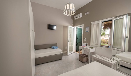 Habitación Grand, cocina básica, en la zona del jardín