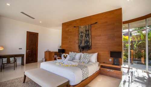 Villa de lujo, 3 habitaciones, piscina privada, vistas al jardín