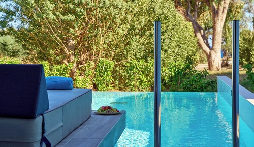 Habitación doble, piscina privada, vistas al jardín