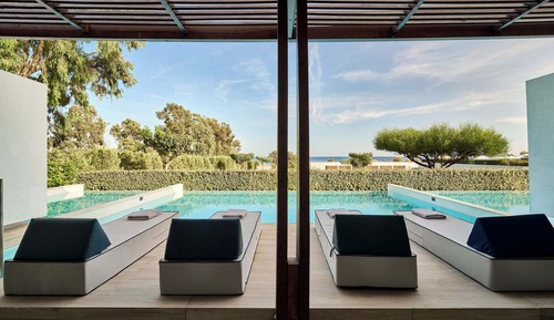 Suite, 2 habitaciones, piscina privada, vistas al mar