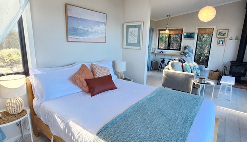 Estudio panorámico, 1 cama de matrimonio, vistas al mar, mirando al mar (Adrift #1)