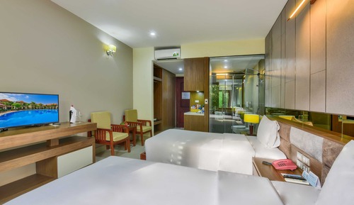 Habitación Deluxe doble de uso individual, vistas al jardín