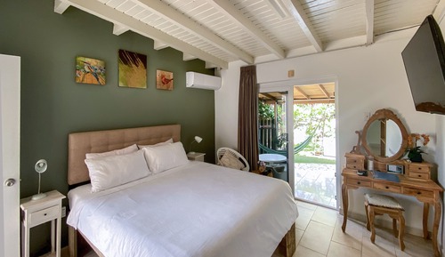 Estudio panorámico, 1 habitación, vistas al jardín, junto a la piscina