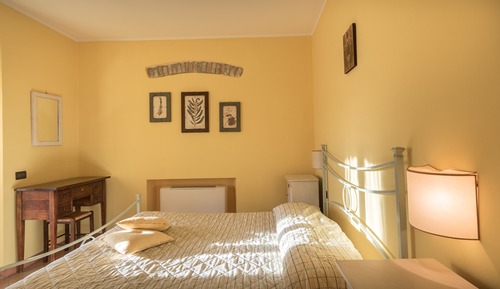 Habitación Deluxe doble, 1 cama de matrimonio, terraza, vistas al jardín (La Mimosa)