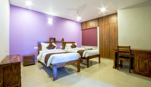 Habitación con 1 cama doble o 2 individuales