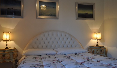 Habitación de luna de miel doble, 1 cama de matrimonio, vistas a la montaña