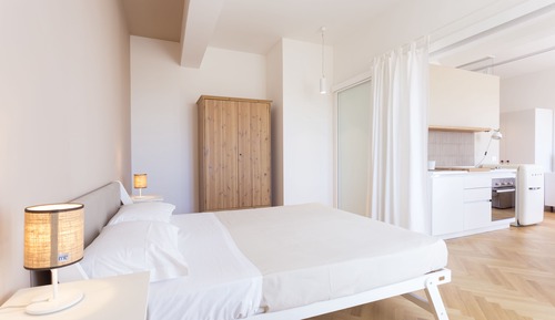 Apartamento superior, 1 habitación, vistas parciales al mar