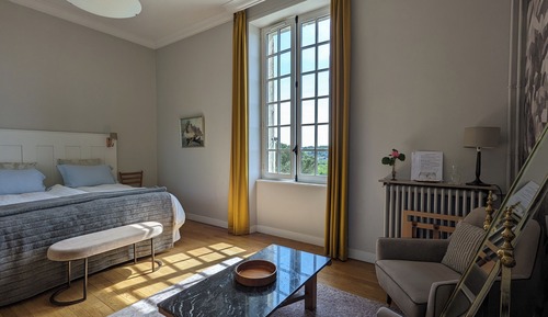 Habitación Deluxe con 1 cama doble o 2 individuales, baño privado, vistas al parque (Rose Garden)