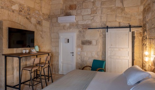 Suite estudio romántica, 1 cama de matrimonio grande