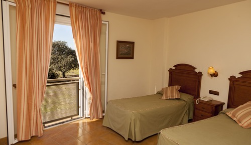 Habitación triple, vistas al valle