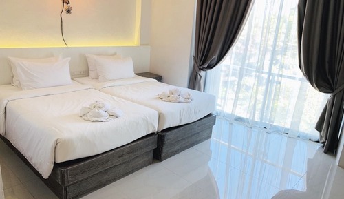 Habitación Deluxe con 2 camas individuales, 2 camas individuales, no fumadores