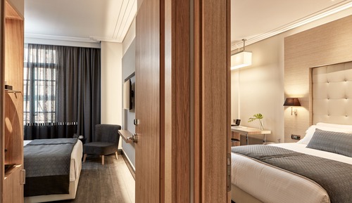 Habitación básica doble, balcón