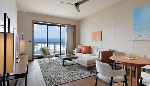 Suite, 2 camas individuales, vistas al mar, en esquina